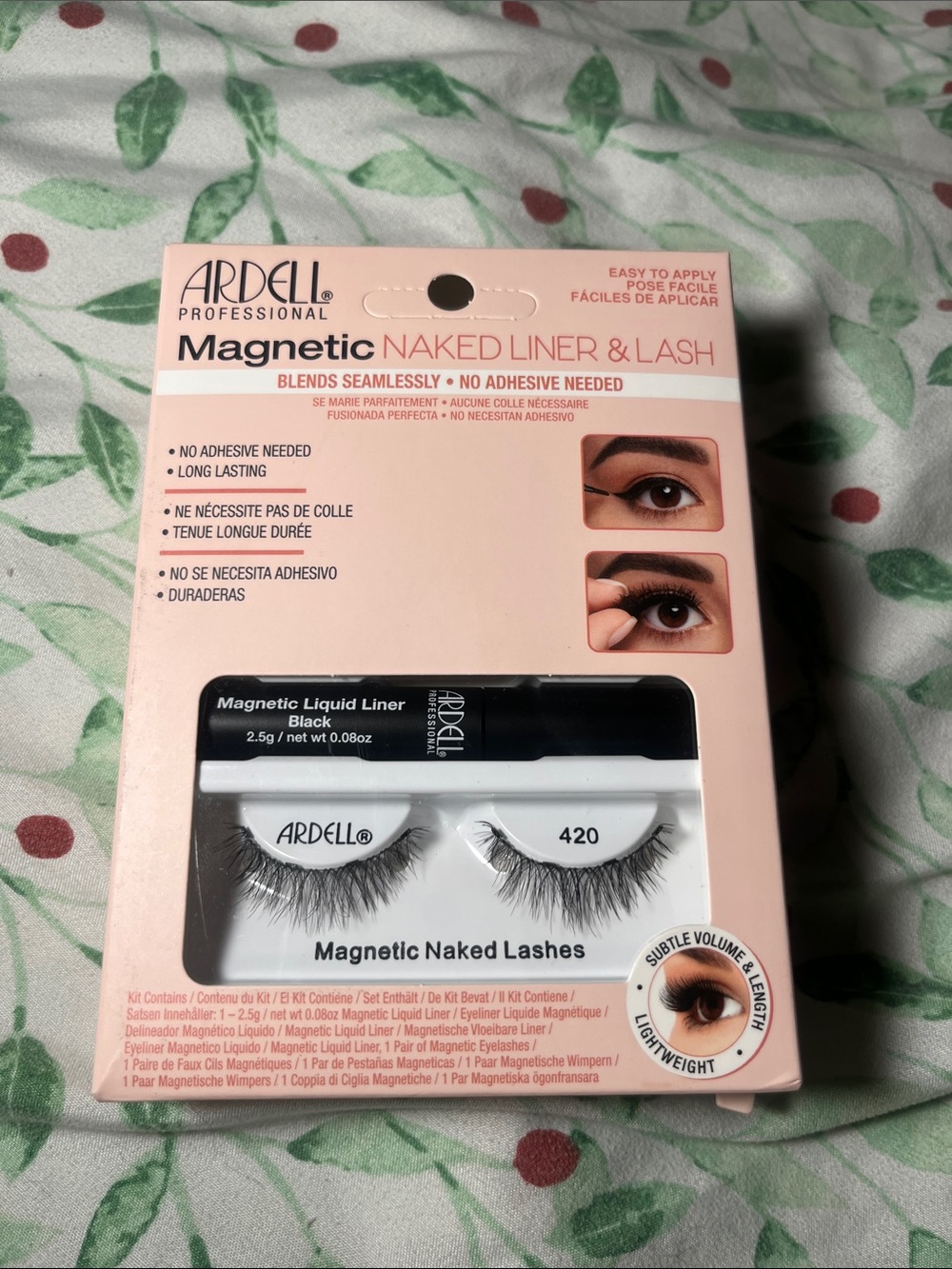 Ardell Magnetic Naked Liner & Lash Set - Black with Blush Packaging